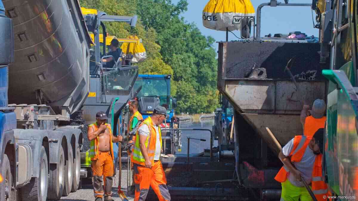 Sanierung der A995: Bauarbeiten vor dem Zeitplan – Anschlussstelle öffnet früher als geplant
