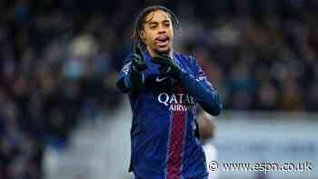 Liverpool target Barcola in PSG Super Cup squad