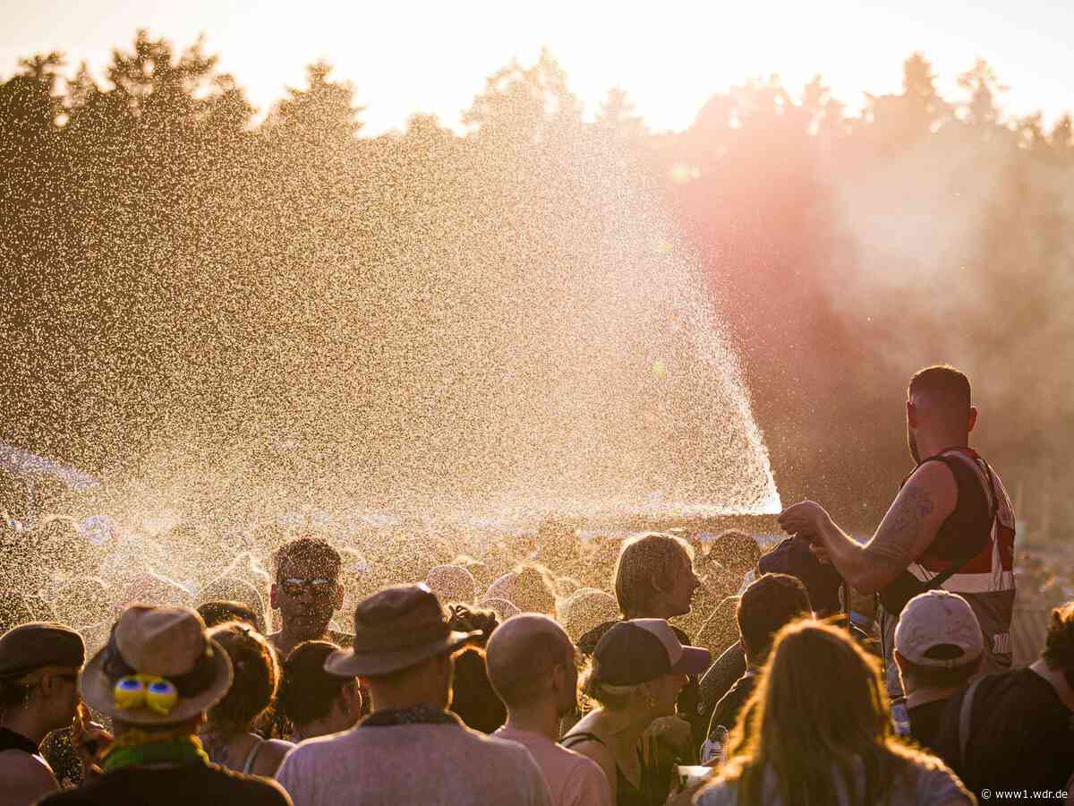 Rekordhitze stellt Festivals auf die Probe