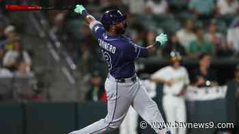 Caminero's 3-run blast leads Rays' rally against Athletics