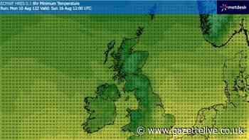 UK weather maps show when heatwave will end with temperature to plummet and rain forecast