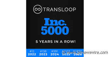 TransLoop Celebrates Five Consecutive Years on the Inc. 5000 List