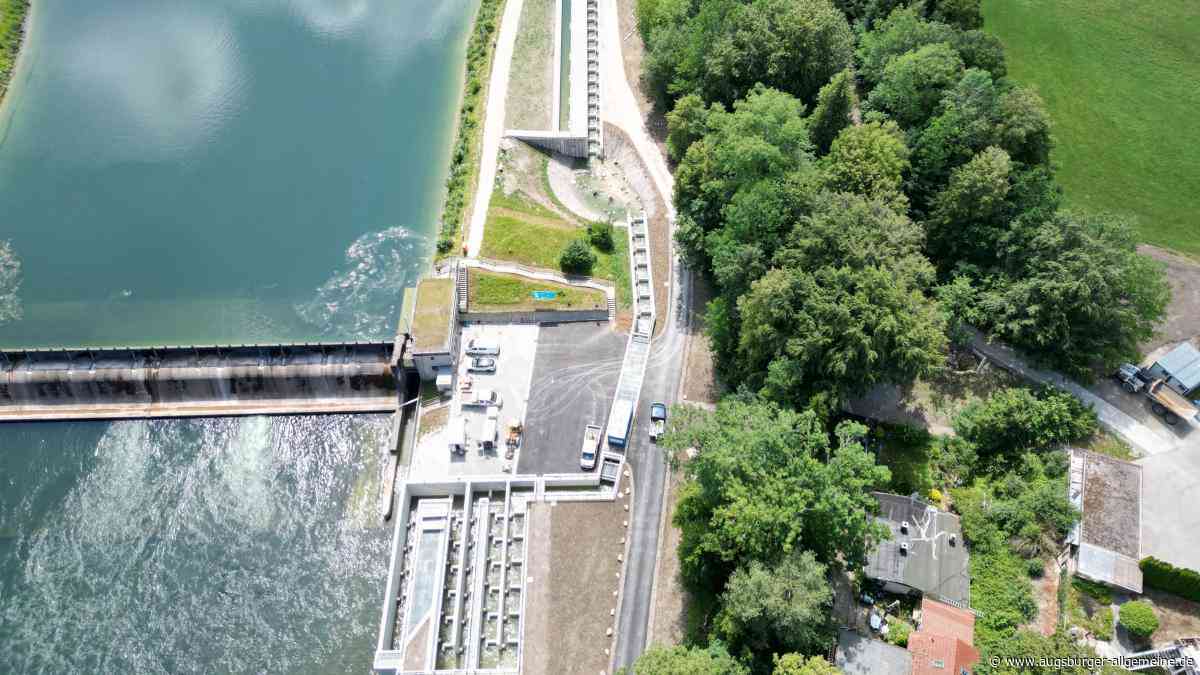 Die Fischtreppe südlich von Landsberg ist offiziell eröffnet