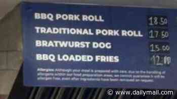Revealed: Shocking food and drink prices at European Championships in Birmingham - with a pork roll costing £18.50 - as Stan Collymore hits out at bosses for pricing fans out