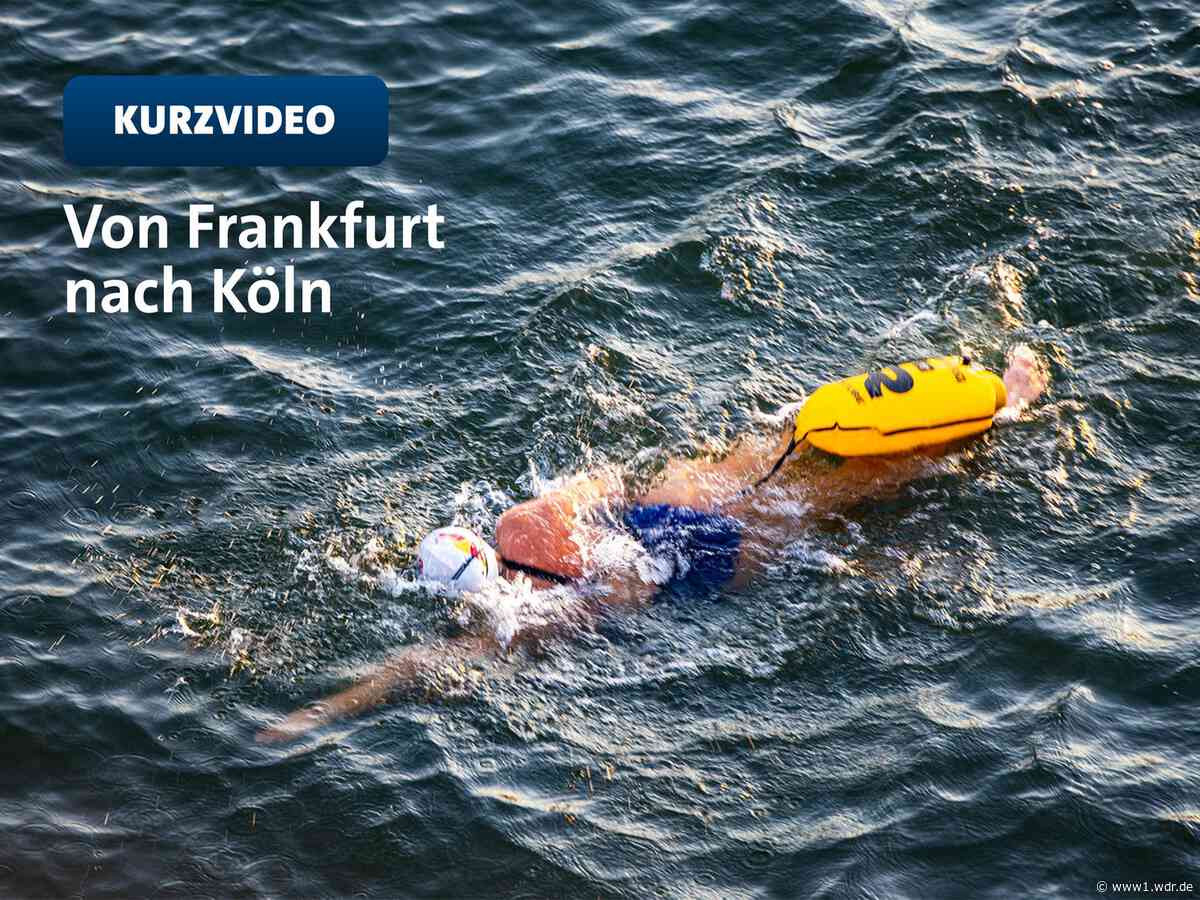 Nathalie Pohl schwimmt 200 Kilometer nach Köln