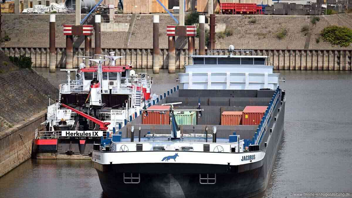 Pegelstände des Rheins fallen weiter – Rekordtief in Köln