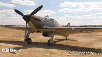 WW2 Hurricane makes tribute flight to Poland