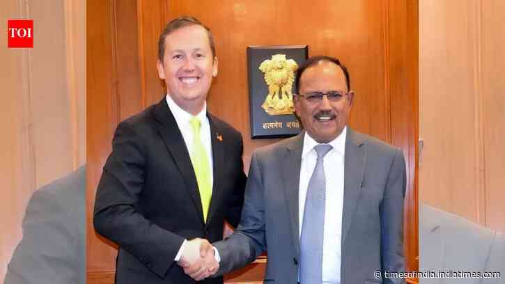 'Discussed India-US ties': US ambassador Sergio Gor meets NSA Ajit Doval
