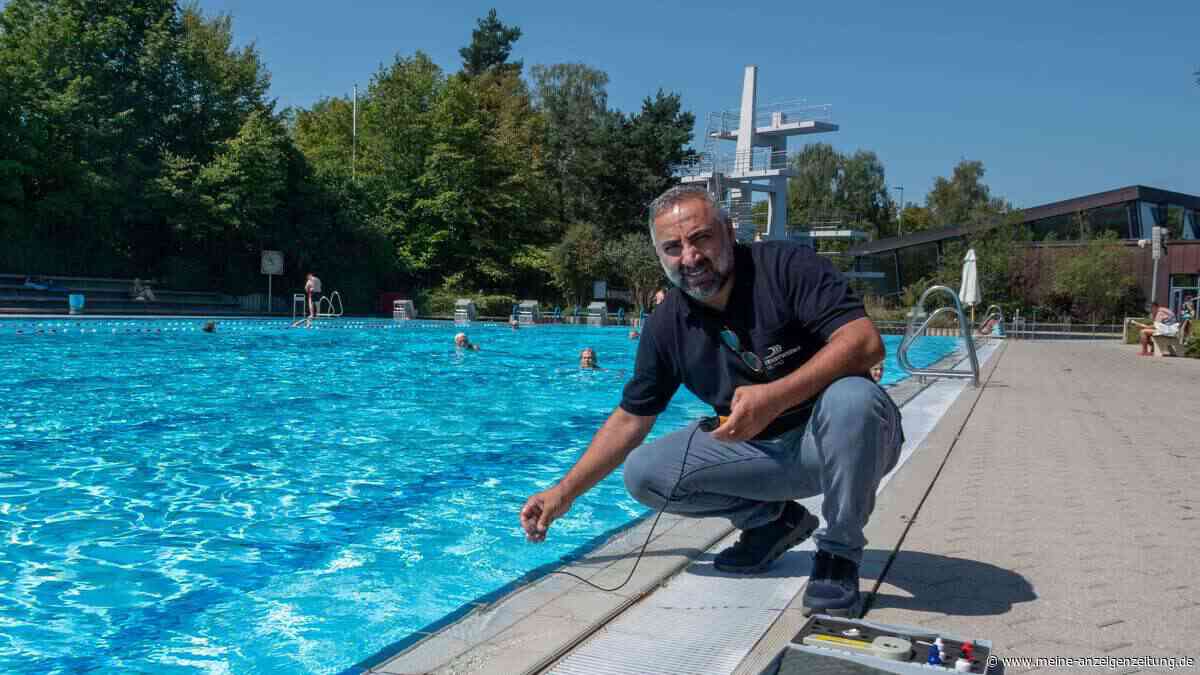 2100 Kubikmeter im Sportbecken: Wasser braucht sechs Stunden für einen Durchlauf