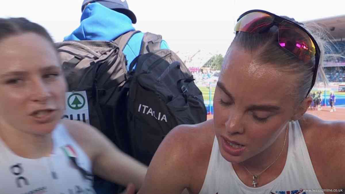 Keely Hodgkinson's live BBC interview crashed as athletics star left stunned