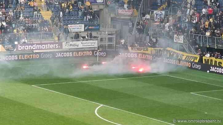 Fakkels op het veld kosten NAC Breda duizenden euro's boete