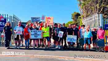 RNLI workers strike over island redundancy dispute