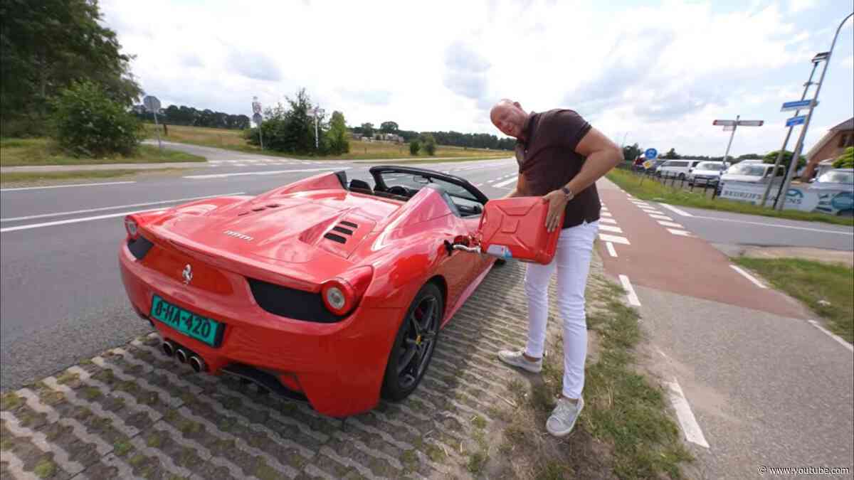 PECH LANGS DE WEG MET EEN FERRARI! 🤯 #4743 #4744
