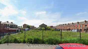 Plans to build replacement pharmacy and apartments on overgrown land