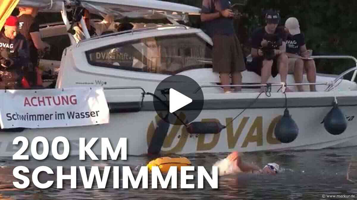Extremsportlerin schwimmt von Frankfurt nach Köln: Was sie wirklich antreibt