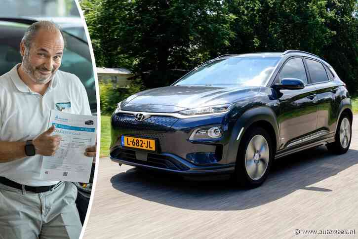 Simon (51) rijdt deze Hyundai Kona met bijna een ton op de teller: 'Nog vele kilometers pret'