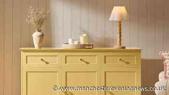 This better than half price Dusk sideboard not only has plenty of storage but nails the butter yellow trend