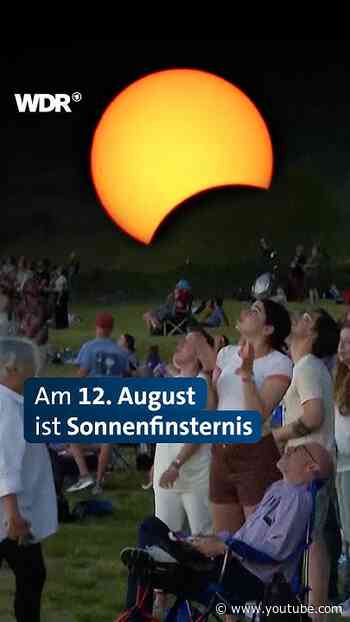 Partielle Sonnenfinsternis über NRW | #WDR #shorts #sonnenfinsternis
