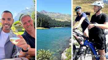Ralf und Etienne Schumacher turteln im Schweizer Sommer