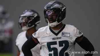 Eagles' Greenard out another couple of weeks