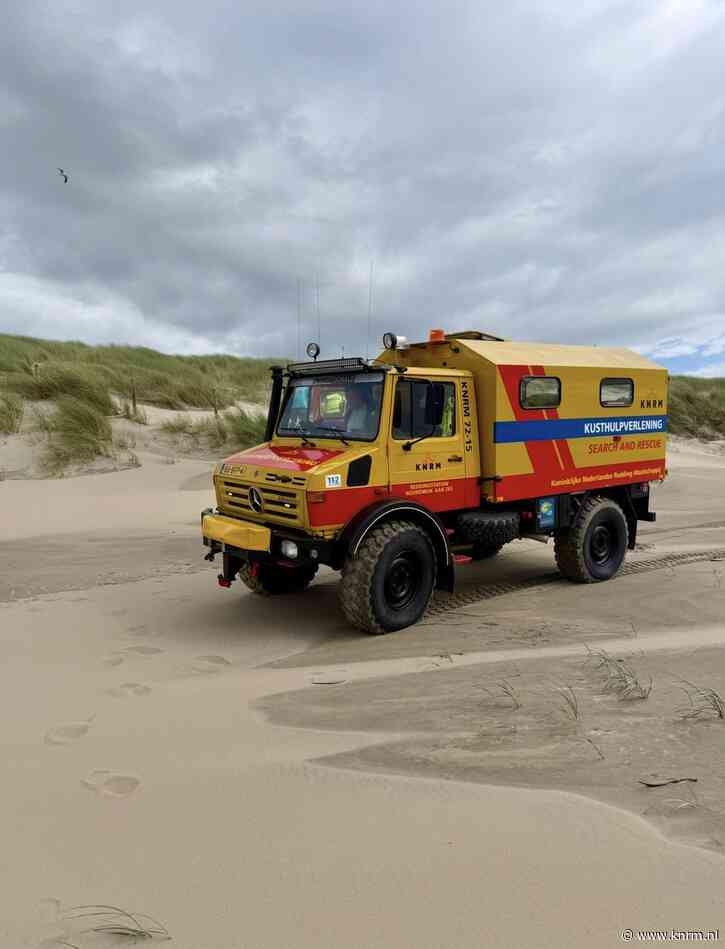 Medische noodsituatie strand Noordwijk