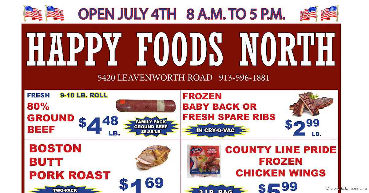 Happy Foods North specials: July 1, 2026 - July 7th, 2026