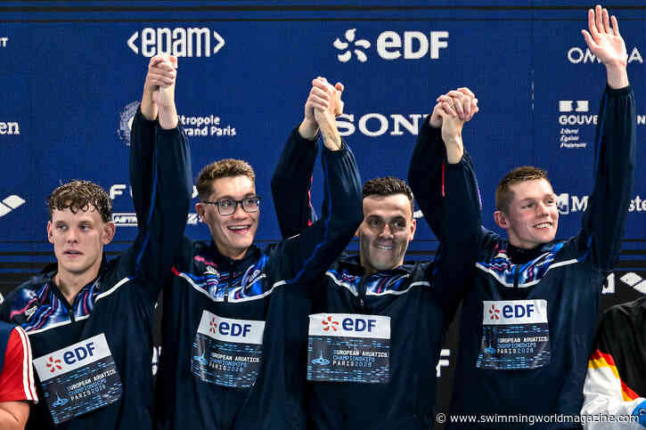 European Championships, Day One Finals: Double Gold Amid Three Medals for Great Britain; Leon Marchand Gets Maiden European Medal