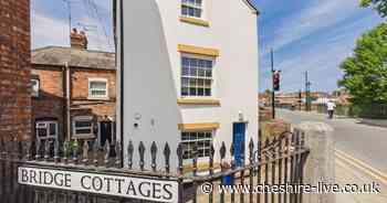 The 'delightful' cottage sat right next to Chester's Old Dee Bridge