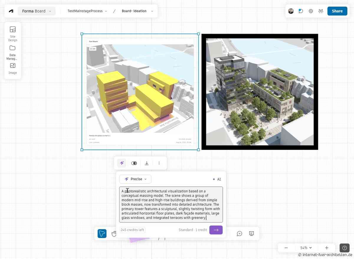 Autodesk Forma: Neues Tool für den frühen Entwurf und direkte Revit-Anbindung