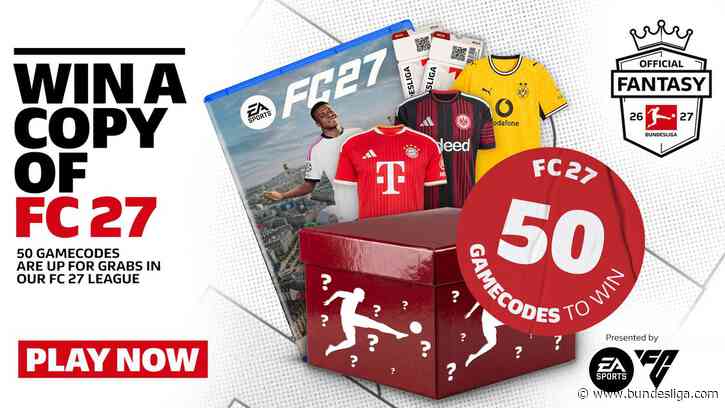 Bundesliga Fantasy Manager: Win an exclusive EA SPORTS FC 27 Gamecode!