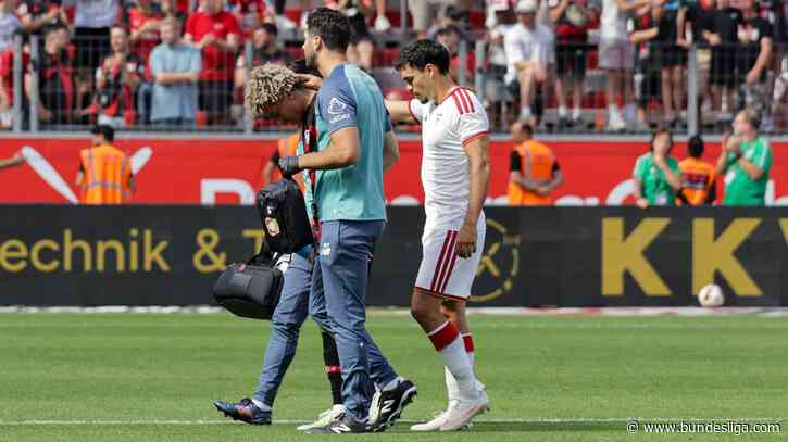 Bayer Leverkusen's Montrell Culbreath and Robert Andrich set for spells on the sideline