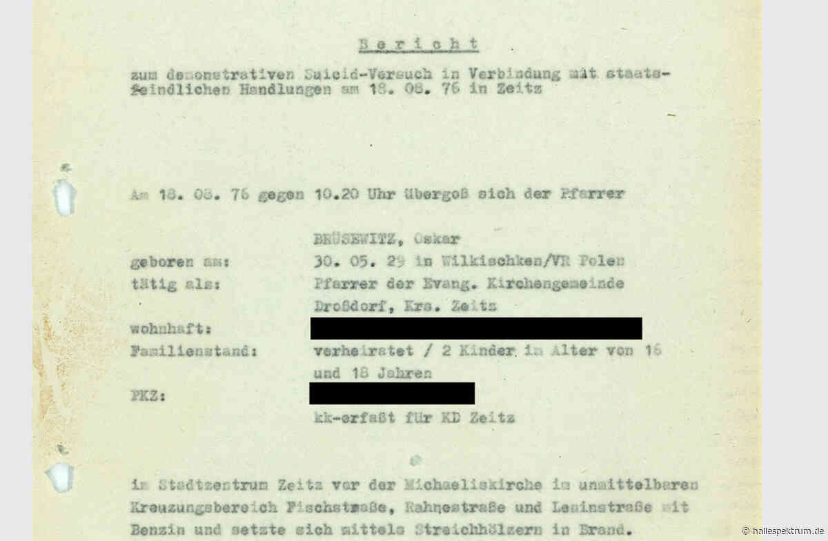 Gedenkwoche erinnert an Oskar Brüsewitz