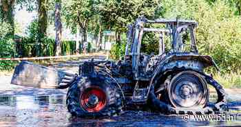 Tractor volledig verwoest door brand in Sint-Oedenrode