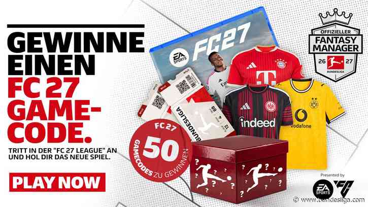 Bundesliga Fantasy Manager: Gewinne einen exklusiven EA SPORTS FC 27 Gamecode