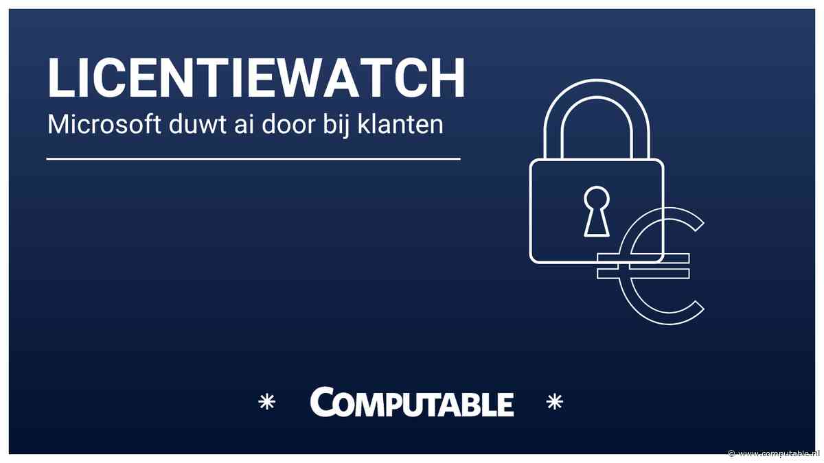 Microsoft duwt ai door bij klanten