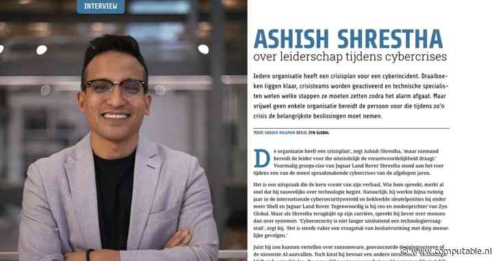 Cybersec keynote: Ashish Shrestha over leiderschap tijdens cybercrises