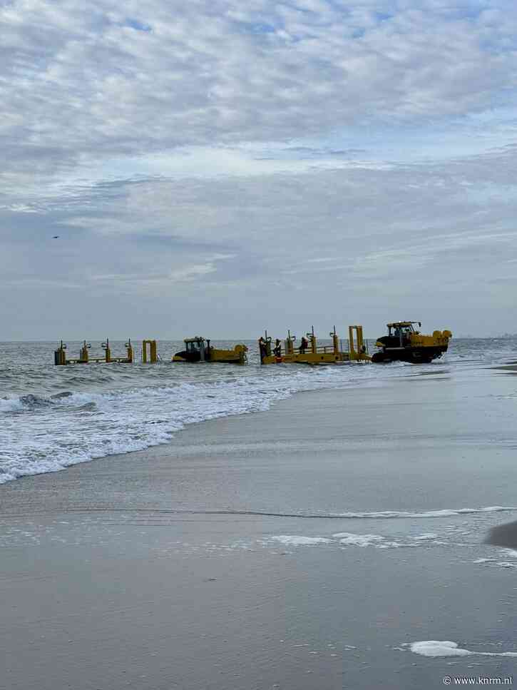 Bergingsoefening lanceervoertuigen in Noordwijk