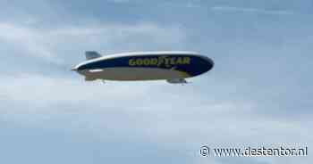 Enorme zeppelin vliegt laag over Hoge Veluwe