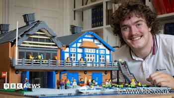 Student rower builds university boathouse in Lego