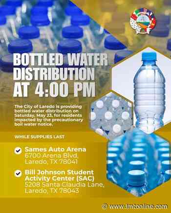 City to distribute bottled water amid Laredo boil-water notice