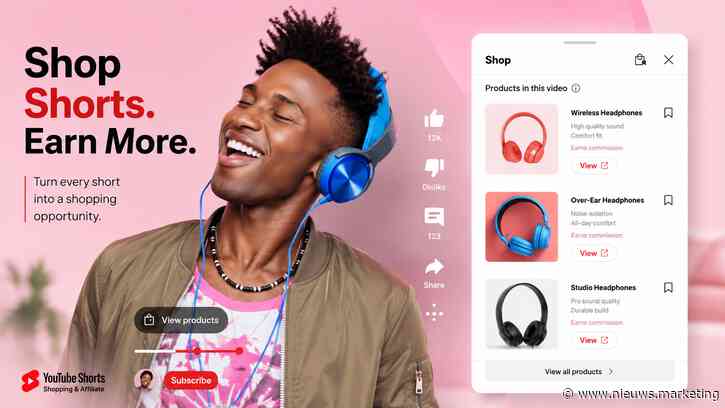 YouTube wordt steeds meer een webshop: Shopping-programma nu ook naar het VK