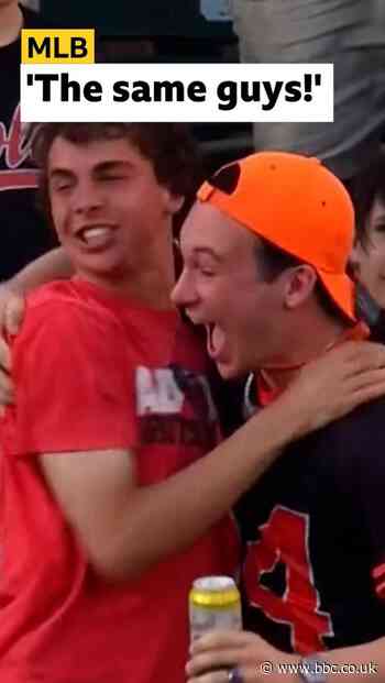 Baseball fan catches ball twice in one night