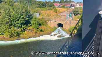 River Irwell turns green amid ‘milk dump’ speculation