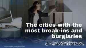 The cities with the most break-ins and burglaries