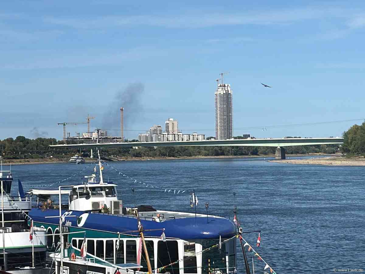 Feuer im Anbau einer Gärtnerei in Leverkusen