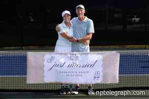 The perfect match: Lincoln couple tied the knot on pickleball court