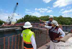Mara Lezama supervisa el Puente Subteniente López
