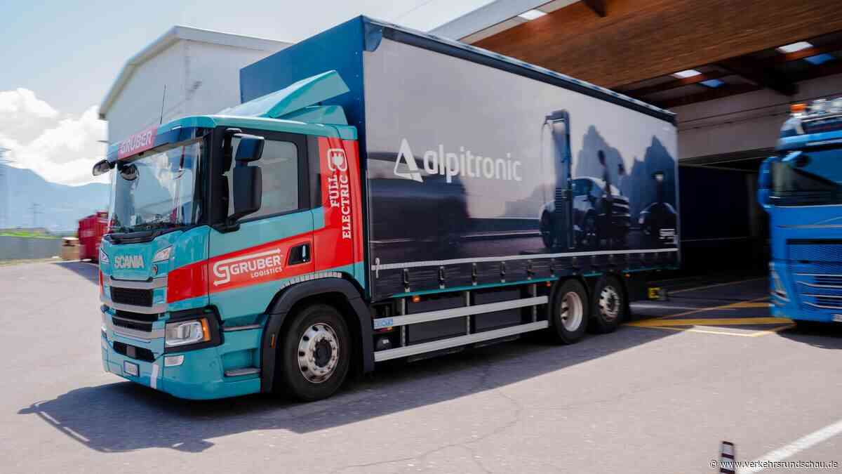 Gruber Logistics beliefert Alpitronic mit E-Lkw