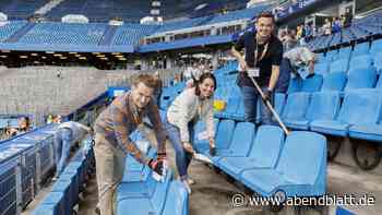 Mit Lappen und Besen: Wieso 1000 Zeugen Jehovas das Volksparkstadion reinigen