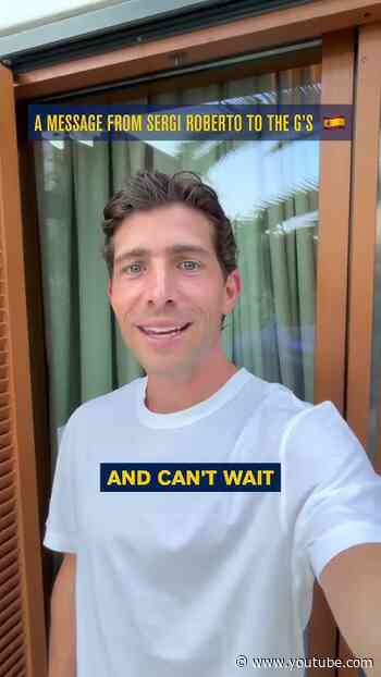 A message from Sergi Roberto to the G’s 💫
